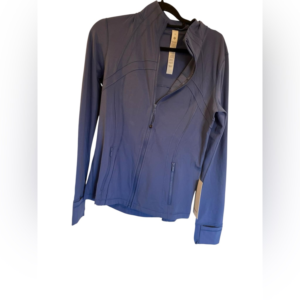 Nwt Lululemon Define Jacket Nulu Brilliant Blue Size 12